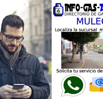 hombre con telefono en mano buscando gaseras en mulegé
